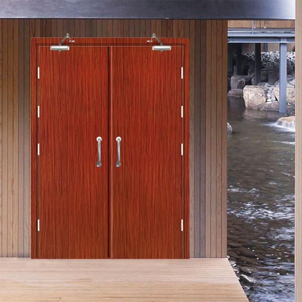 Power Coating Gas Out 2 Hour Fire Rated Door Price of Fire Rated Doors with Fire Door American Sound-proof with Smart Lock