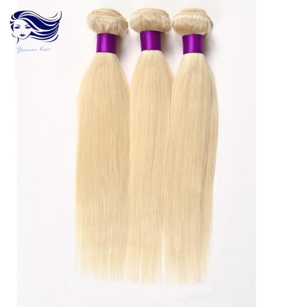 Extensões coloridas brilhantes do cabelo humano, extensões louras do cabelo humano