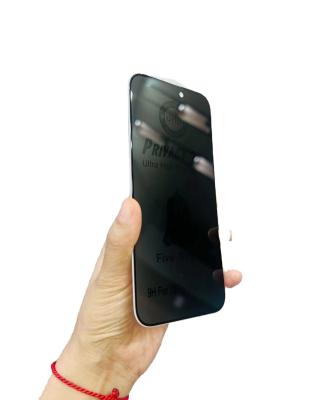 Preço por atacado de fábrica Hd Clear Anti-estático Cobertura completa Privacidade telefônica Protector de tela de vidro temperado