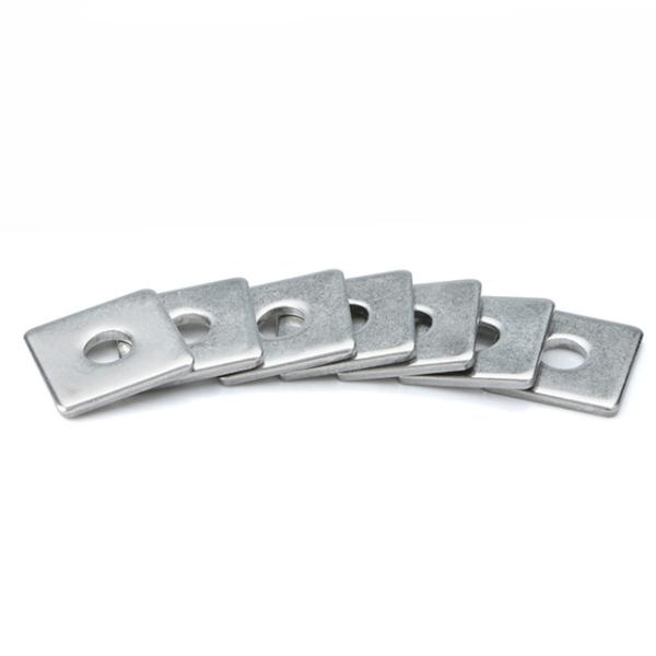 Square Leveling Carbon Steel Flat Washers With Round Square Hole