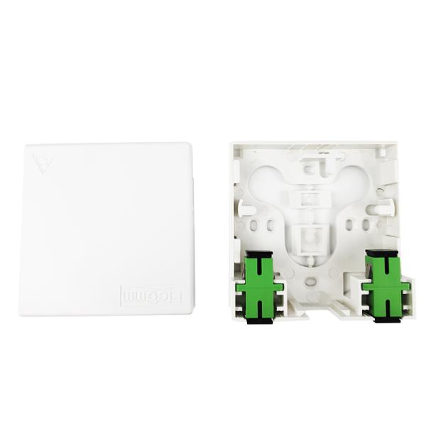 2 ядра Пластиковые волокна оптической фасфальты сети розетки для FTTH внутренних установок