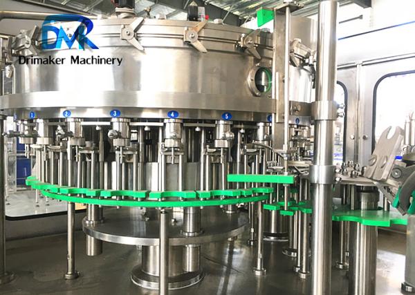 Small 5.6kw Carbonated Beverage Bottling Equipment  Pet Plastic Bottle