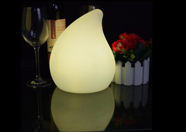 DMX Colors LED Decorative Table Lamps Water Drop Shaped For Home Decoration