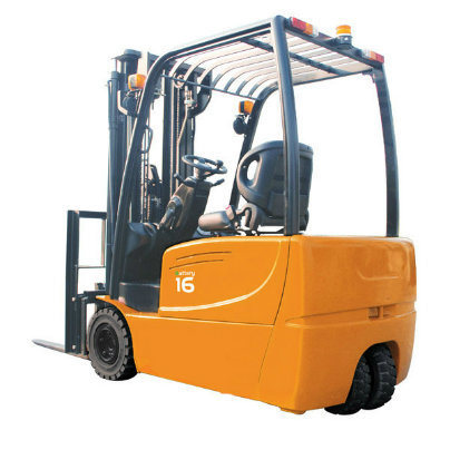 Transmission automatique 1,6 tonne chariot élévateur électrique à trois roues avec siège de suspension de luxe