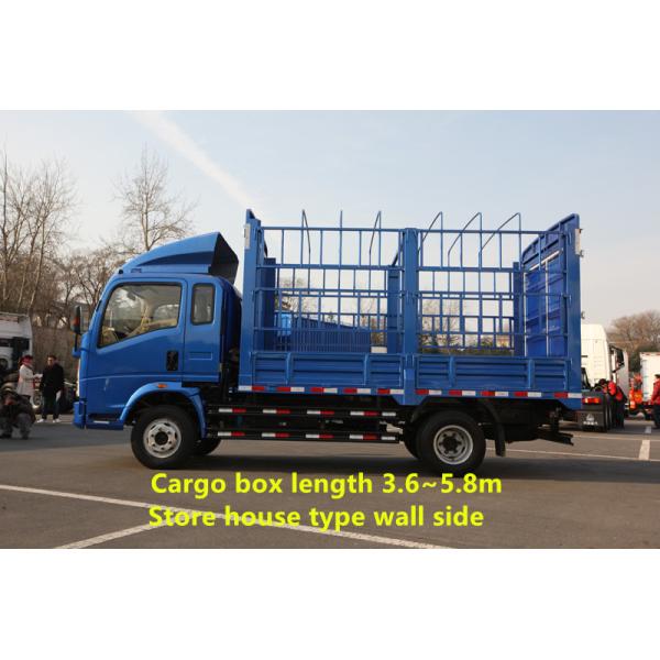 Euro 3 Light Duty Commercial Trucks 4x2 Light Cargo Truck Exhaust Brake