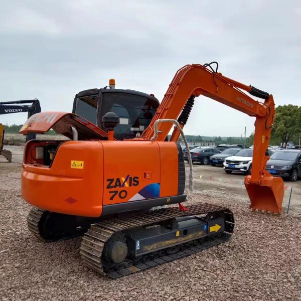 Used Mini Excavator Hitachi ZX70 Secondhand 7t Original Crawler Tracked Digger