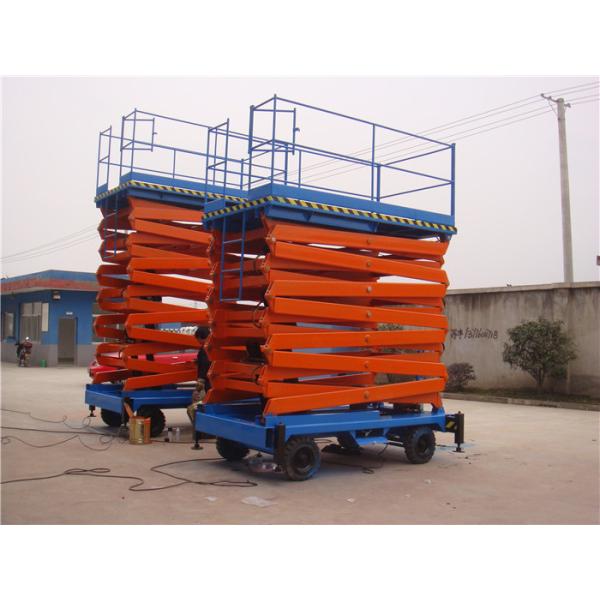 Чернь платформы грузоподъемника воздушная Ссиссор подъем с ручным понижая клапаном