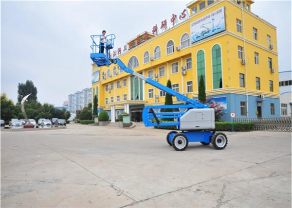 High Altitude Aerial Boom Lift Equipped With Balanced Valve Long Durability