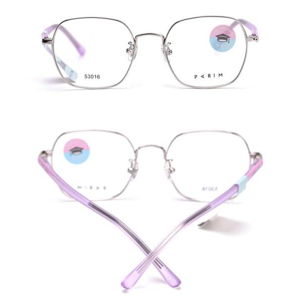 Умственные рамки для детей супер освещают - розовые белые Eyeglasses