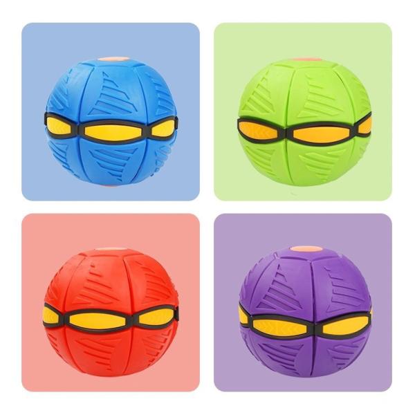 Boule de chien volant LED Jouets interactifs pour animaux de compagnie Jouets interactifs pour chiots en caoutchouc en plastique