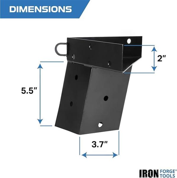 4 X 4 Brackets for Deer Stand with Powder Coated, Elevator Brackets Heavy-Duty for Outdoor Platforms