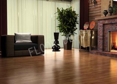 Wood Non Slip Laminate Flooring ECO Thickness 8mm E1 Waxed Birch Color