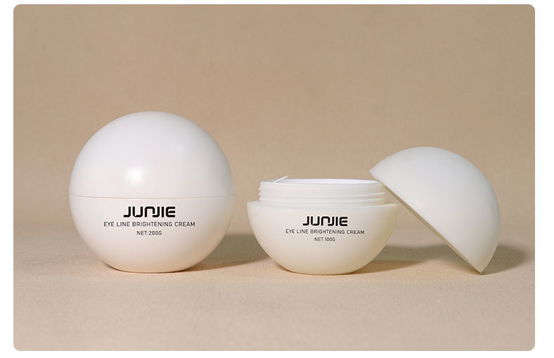 Junjie Custom 50g 100g 200g PP Screw Top Cosmetic Matte Coffee White Body Butter Cream Scrub Jar