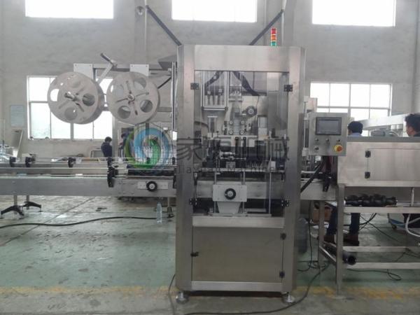 filme 20000bph do PVC da máquina de etiquetas do psiquiatra 3Kw para a garrafa redonda