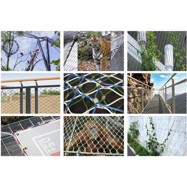 stainless steel cable mesh stainless steel cable mesh AISI Knotted types x tend mesh