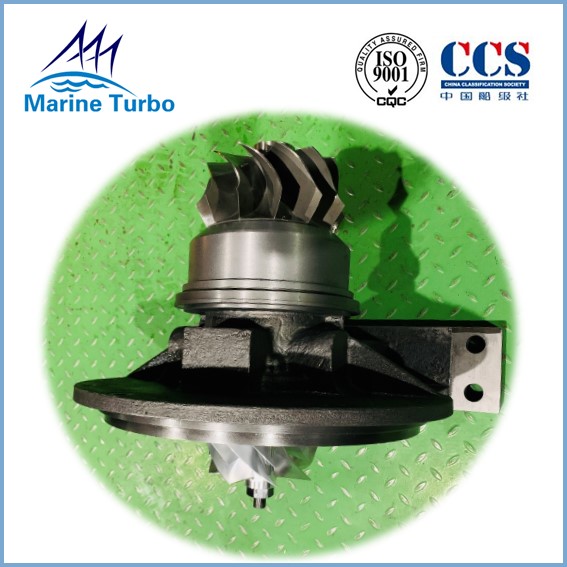 Cartucho de turbocompresor de flujo radial diésel RH143 con pie