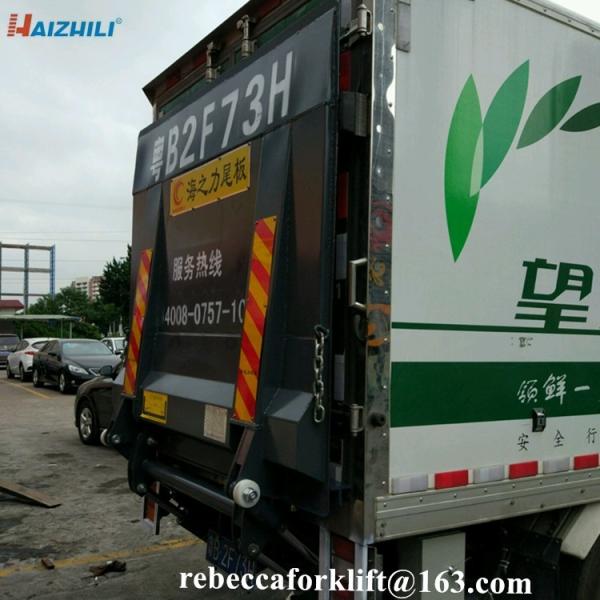 Easy Operated Tail Lift Truck 1500kg Hydraulic Type Low Consumption High Efficiency