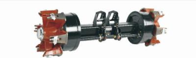 Huajing 12t Semi Trailer Axle For Truck 10-16mm Wheel Thickness