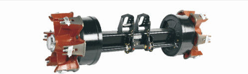 IATF Semi Single Trailer Axle , 12T 14T 16T Retractable Trailer Axles