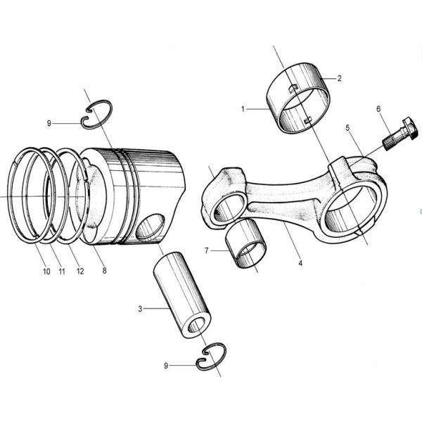 VG1560030009 Connection Rod WD615 SINOTRUK Spare Parts