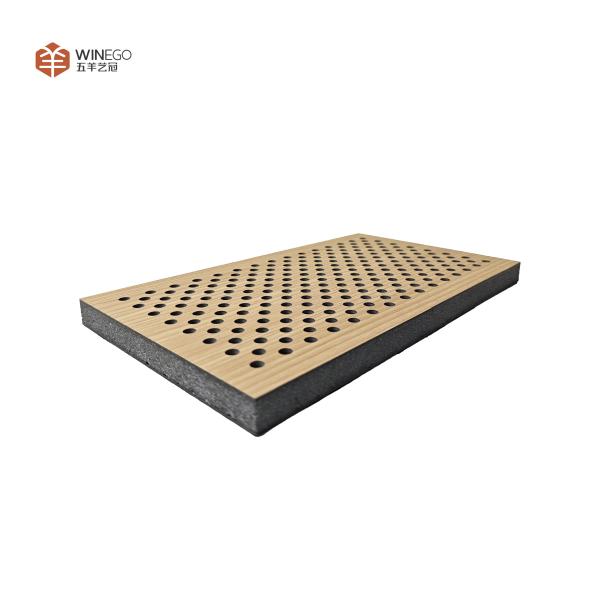 Architectural Perforated Acoustic Panel Ceiling & Wall Installation for Auditoriums