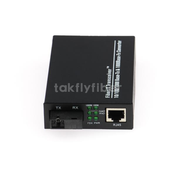 слот 1000M SC конвертера средств массовой информации оптического волокна 1550nm DC5V 120km одиночный