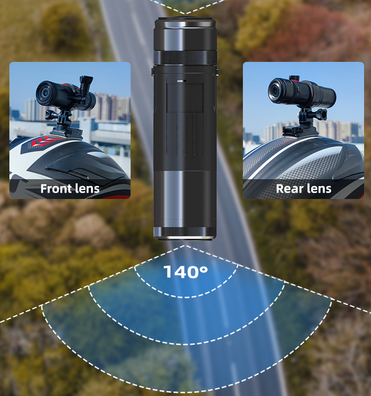 Video Helmet Cameras 4K Professional Digital Motorcycle Recorder for Moto