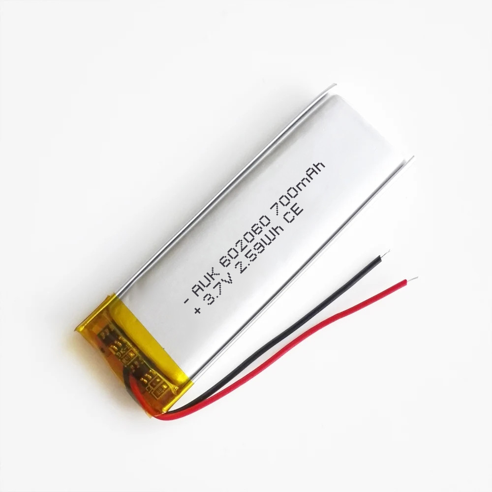 3.7V 700mAh литий-ионный полимерный аккумулятор с IEC62133