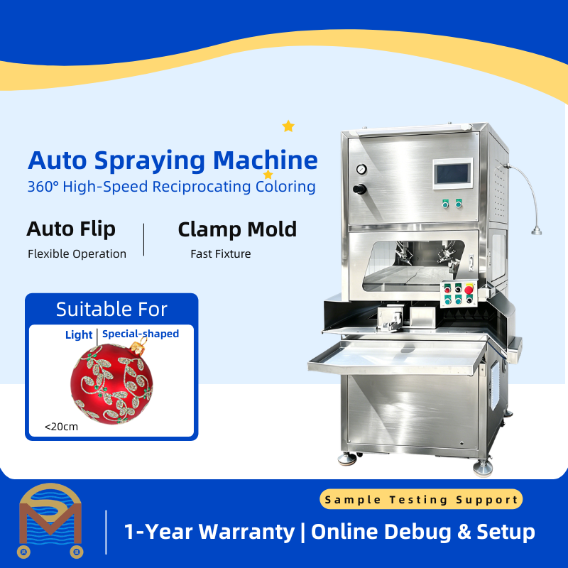 Automatic Spray Painting Machine, Coating Equipment for Toy Color Ball Surface