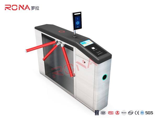RFID Reader Entrance Tripod Turnstile Gate With Ticketing Syestem