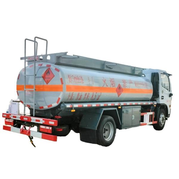 4X2 Drive Wheel Fuel Oil Tanker Truck For Nigeria Dongfeng Chassis 6000L Capacity