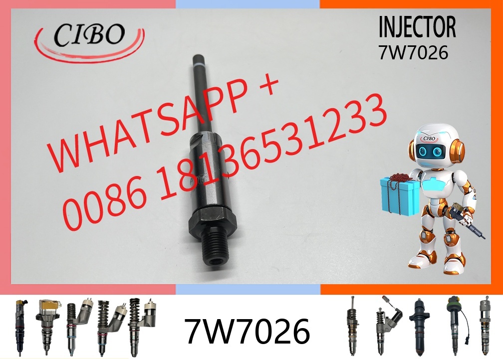 original 7W7026 Pencil Fuel Injector Nozzle for   3406 3406B 3408 3412 Diesel Engine Excavator 375 Dozer D9L 773D 7W-7026 7W7031 7W7032 original new injector