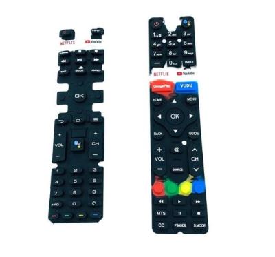 Costa de controle remoto A do teclado 30 da tevê do silicone do ODM