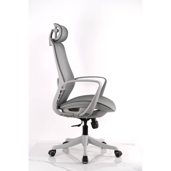 CEO Executive Manager Swivel Full Mesh Office Chair with 2D Headrest