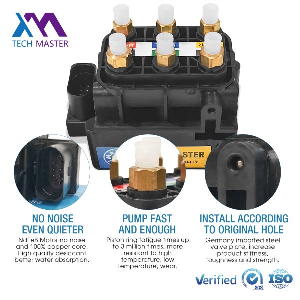0993200200 0993200258 New Air Compressor Valve Block Control Unit Air Suspension Pump Solenoid Valve Block for W213 W253 C238