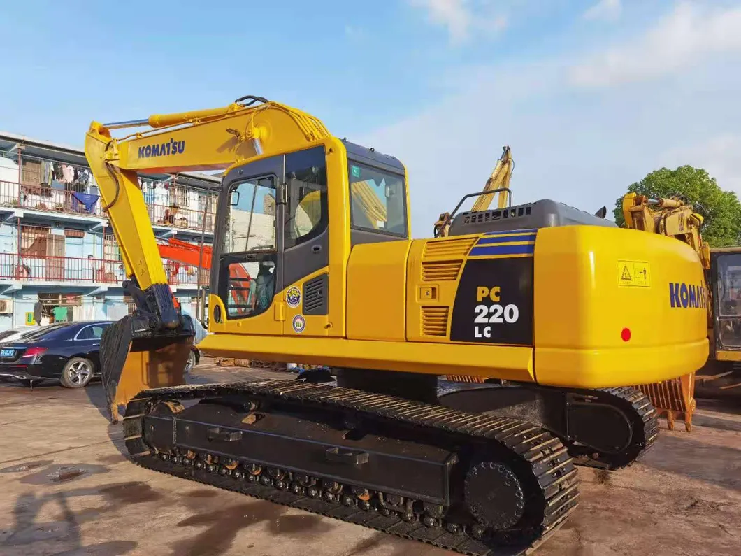 22t Japanese Original Used Komatsu PC220-7 Crawler Excavator, Medium Komatsu PC220-6 PC220-8 PC200-7 PC200-6 PC200-8 Excavator