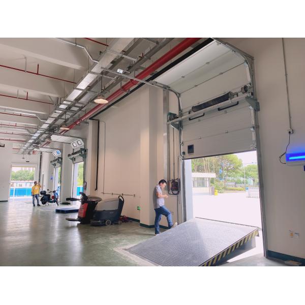 Плоская или контурная панель изолированные секционные двери промышленный склад вертикальный подъем