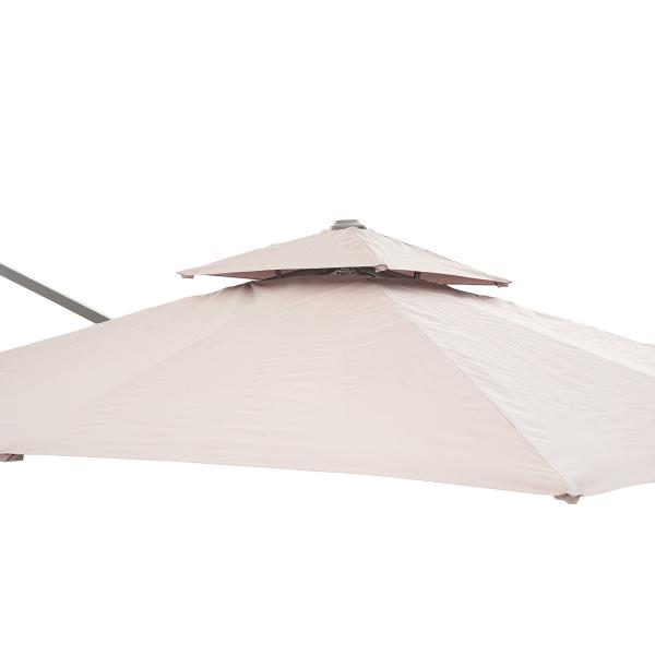 Double Top Patio Umbrella Garden Parasol Waterproof Canopy AJUNION W300xD300xH260cm