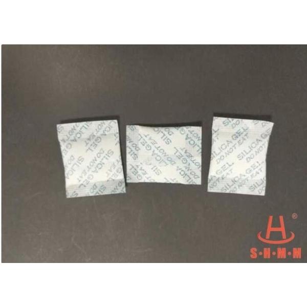 Silica Gel 3g Desiccant Drying Packet Round Granular Appearance , 99% Purity
