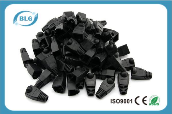 Cat5e Cat6 Network Cable Splitter RJ45 Strain Relief Boots With Latch Protection