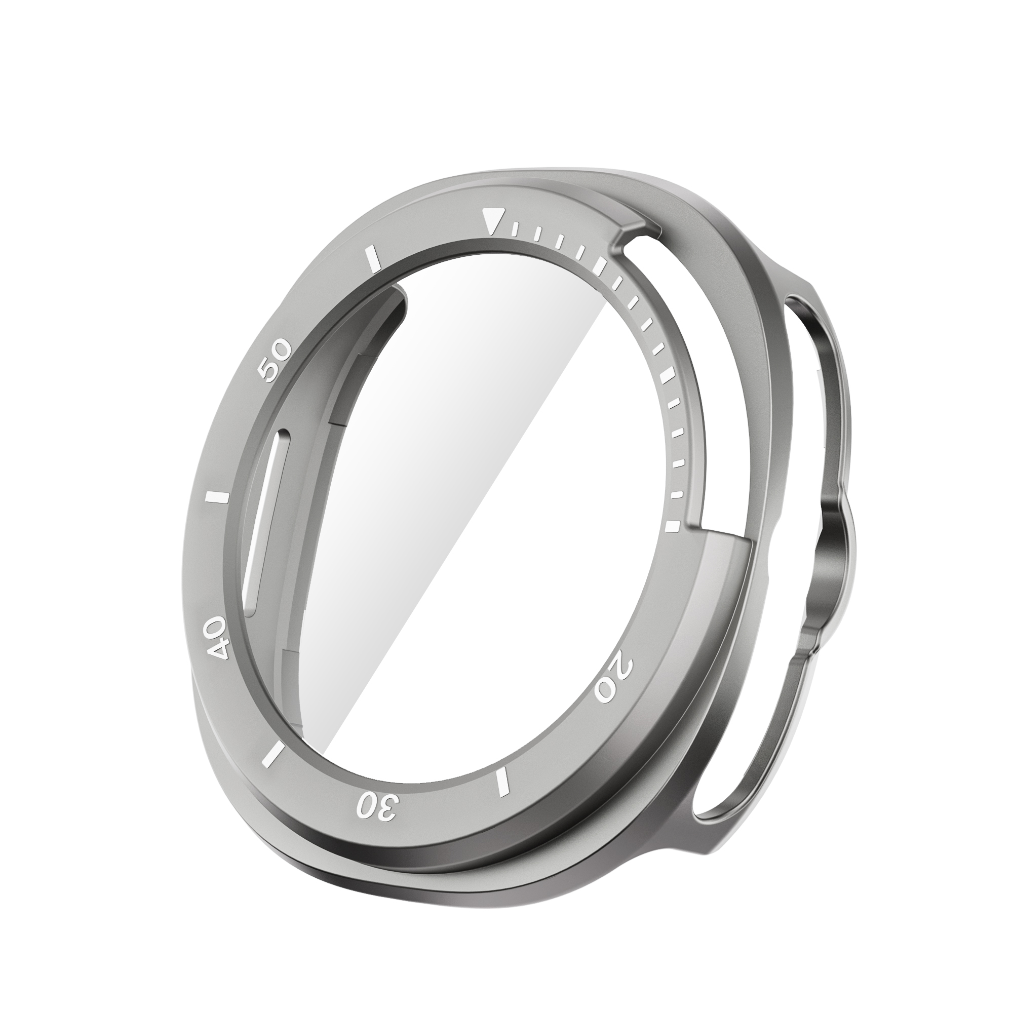 Integrated Tempered Glass Case for Samsung Galaxy Watch 8 Classic With Scale Watch Cover Case Accessories