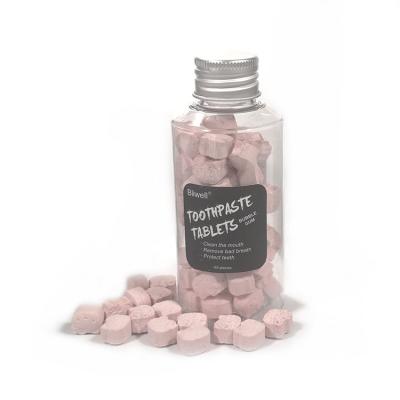 A tabuleta Chewable do dentífrico da sensibilidade de Antiplaque remove as manchas de superfície
