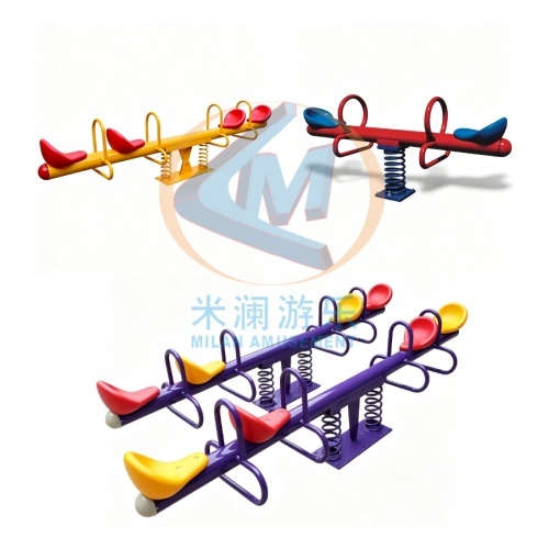 Multi-Rider Interactive Seesaw – Non-Powered Outdoor Playground Equipment for Group Fun