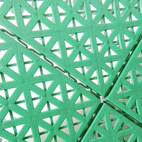 Sporty Red PP Tiles for Outdoor Volleyball Tennis Badminton and Basketball Court