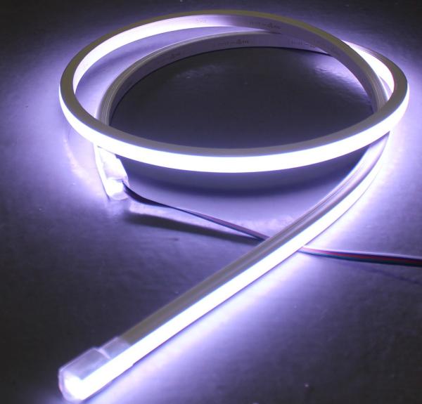24v RGBW ノーンフレックスチューブ 60pcs SMD5050 WRGBW トップビュー 方形 18x18mm フラットストライプ