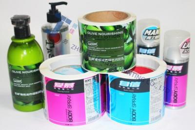 OEM Body Wash Labels Hand Wash Bottle Stickers Flexo Printing