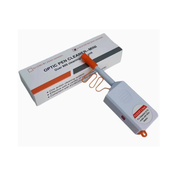 FC/SC/ST 2.5mm LC/MU 1.25mm Fiber Optic Cleaning Pen Mini Short Optical Module Flange Cleaner