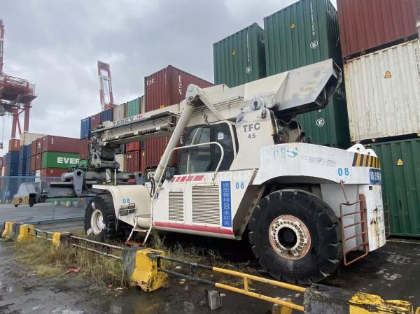 2001 Model Second Hand Reach Stacker Container Handler Terex TFC 45 Customization