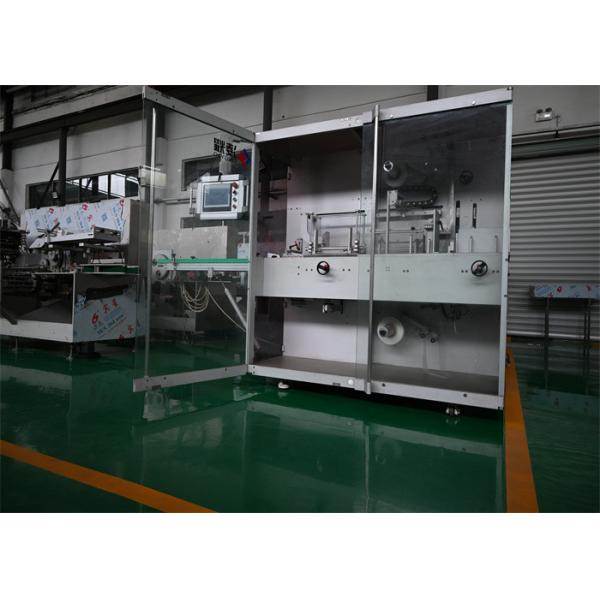 Automatic Film Wrapping Machine For Sterile Boxes Bundling With Servo Driven, GMP Compliant, High Speed Max 60 Bundles Per Min