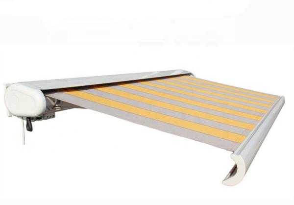 6063 T5 Aluminum Full Cassette Retractable Awnings 3.5M Electric Retractable Sun Canopy